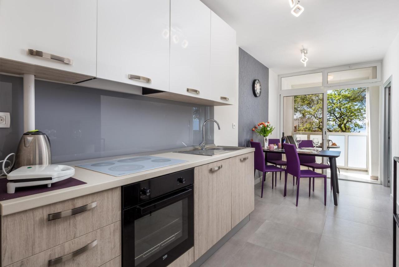 Sunny Studio Apartment With Balcony Риека Экстерьер фото